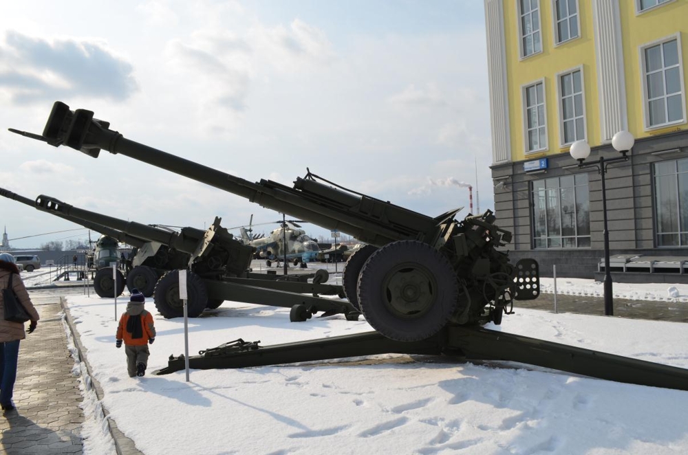 Прогулка по музею военной техники Верхняя Пышма 2014. Артиллерия. 