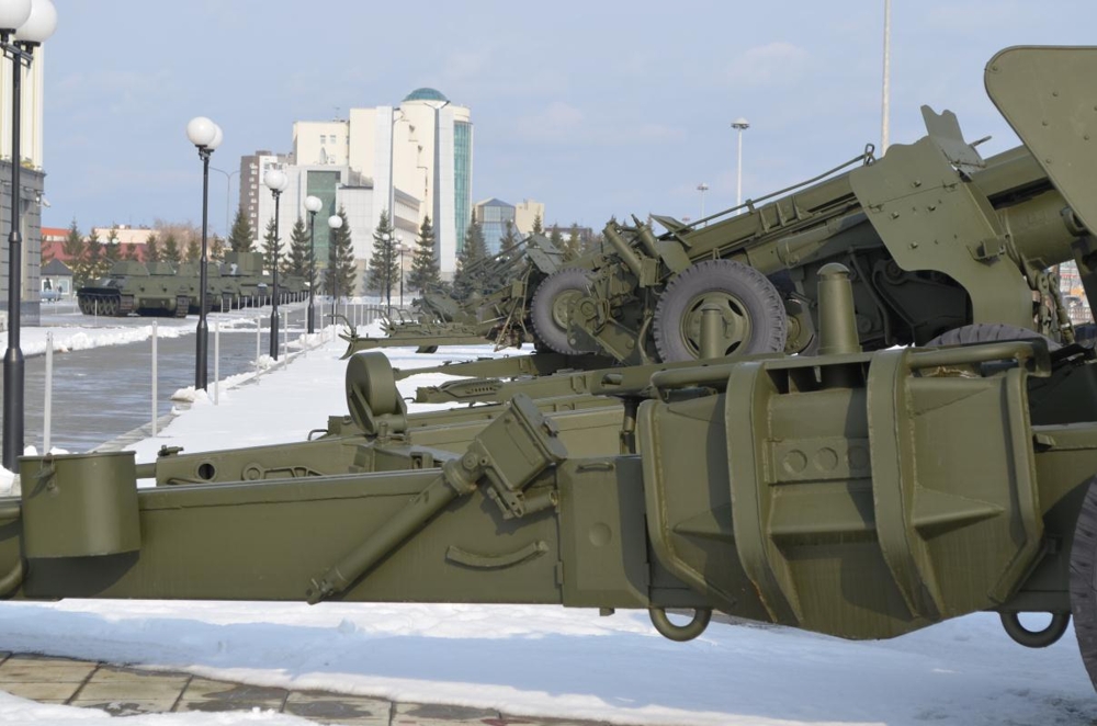 Прогулка по музею военной техники Верхняя Пышма 2014. Артиллерия. 