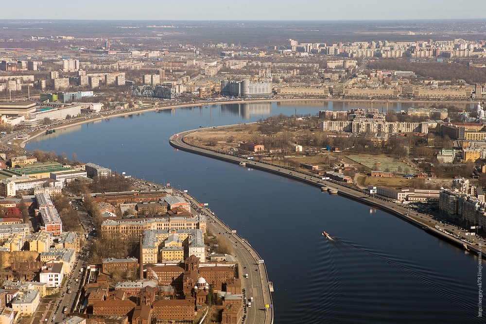 Санкт-Петербург с высоты птичьего полёта 