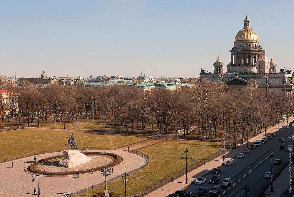 Санкт-Петербург с высоты птичьего полёта 