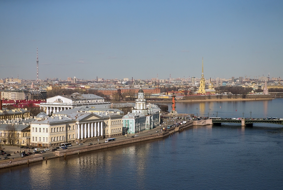 Санкт-Петербург с высоты птичьего полёта 
