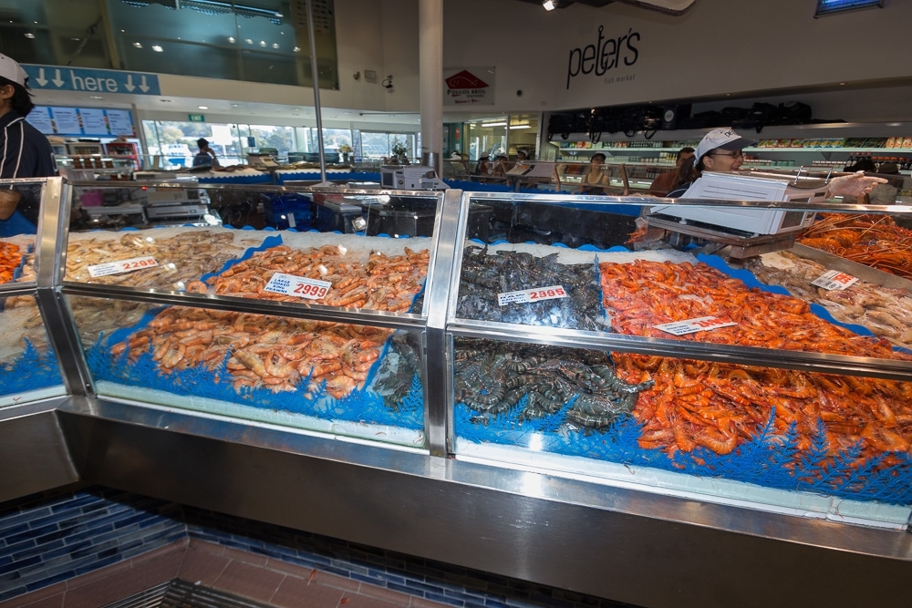 Поход на Sydney Fish Market за лососем