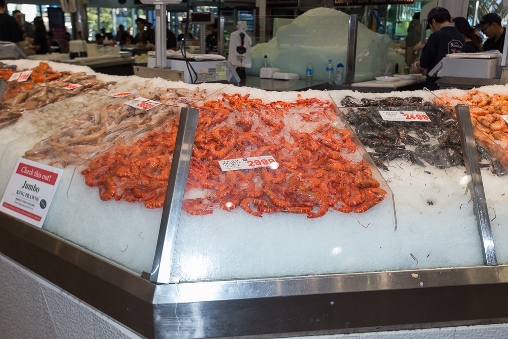 Поход на Sydney Fish Market за лососем