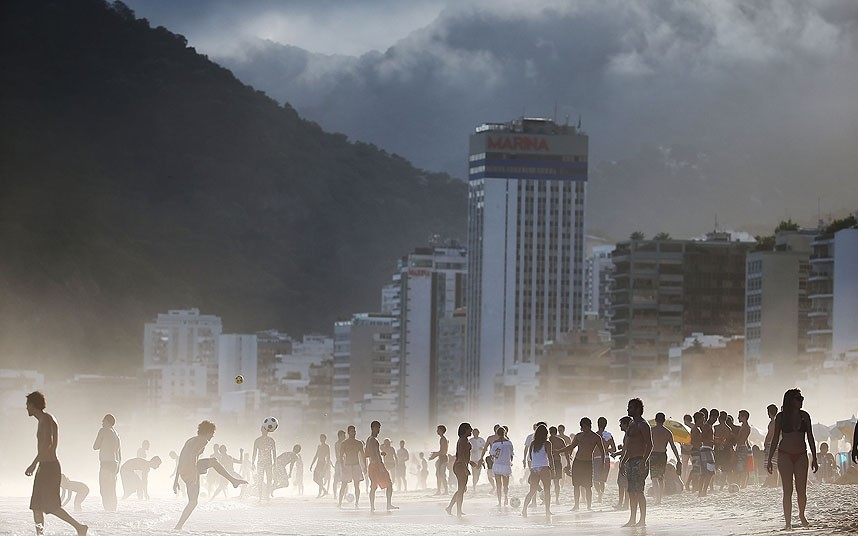 пляж Ипанема в Рио-де-Жанейро