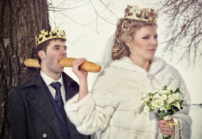  Типичные свадебные фотографии у русских