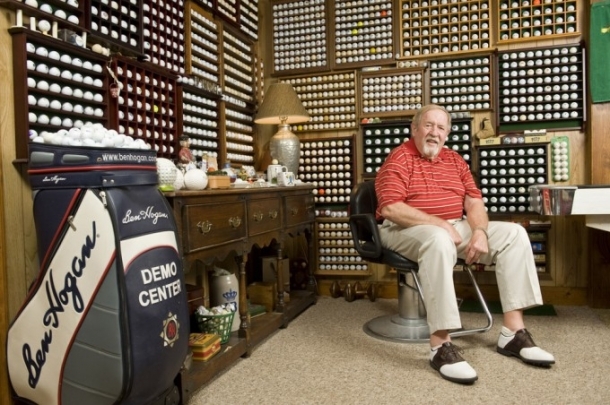  Дик Фаленски и его коллекция приспособлений для гольфа