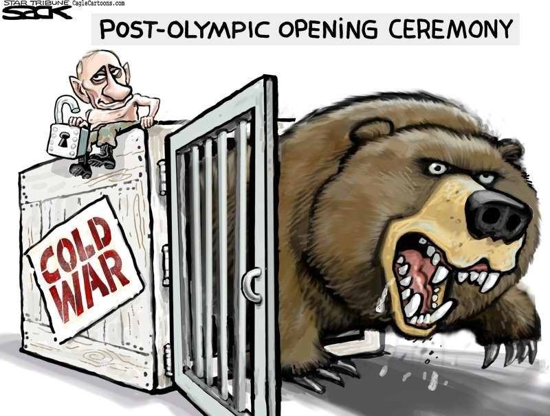 Тема Путина в произведениях зарубежных карикатуристов...