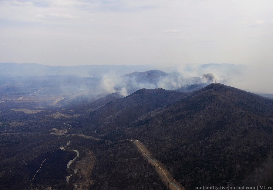 Как авиация МЧС борется с лесными пожарами