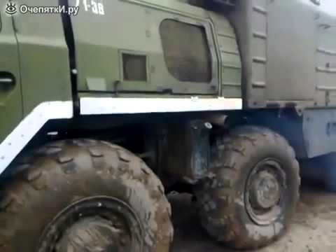 Русские солдаты не дали МАЗу 543 загореться 