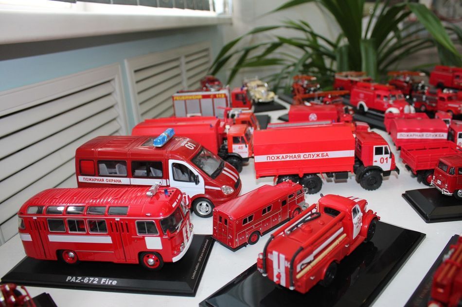 Личный автопарк пожарных машин