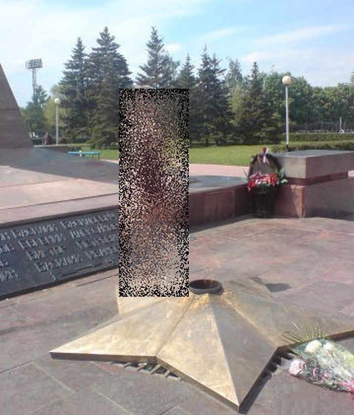 Тольяттинцы возмущены снимком девушки, стоящей на Вечном огне в эротичной позе