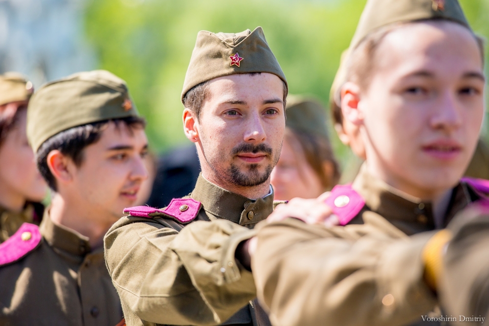 Парад в честь украинских ветеранов ВОВ 