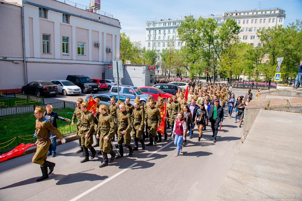 Парад в честь украинских ветеранов ВОВ 