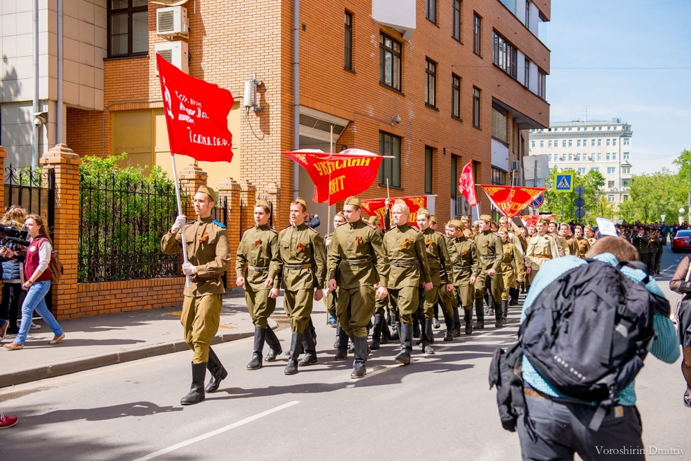 Парад в честь украинских ветеранов ВОВ 