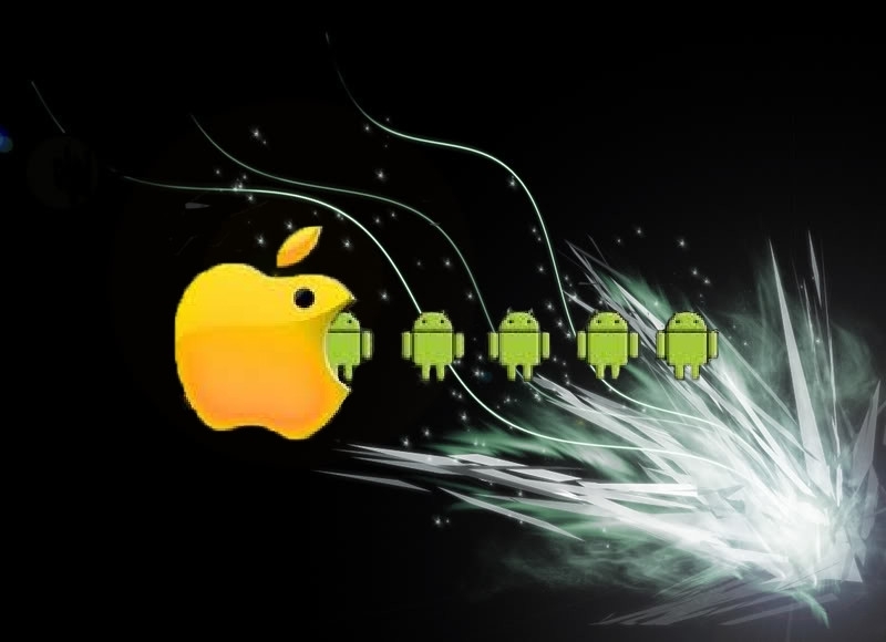 Война фанатов Apple iOS против фанатов Google Android в картинках