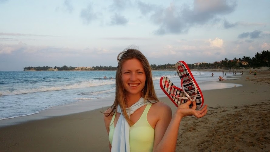 Дарья Домрачева на отдыхе в Доминикане