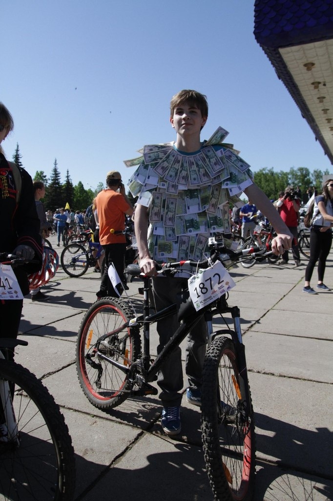 "День 1000 велосипедистов" в Уфе 2014