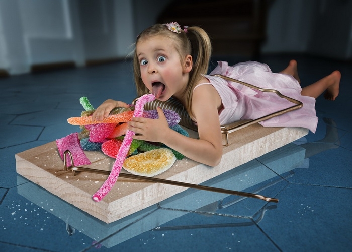 Мои сумасшедшие дочки: фотографии, изображающие детей в необычной роли