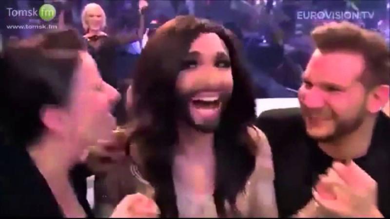 Евровидение-2014 реакция на Кончиту Вюрст Eurovision 2014 Russian reaction to win Conchita Wurst 