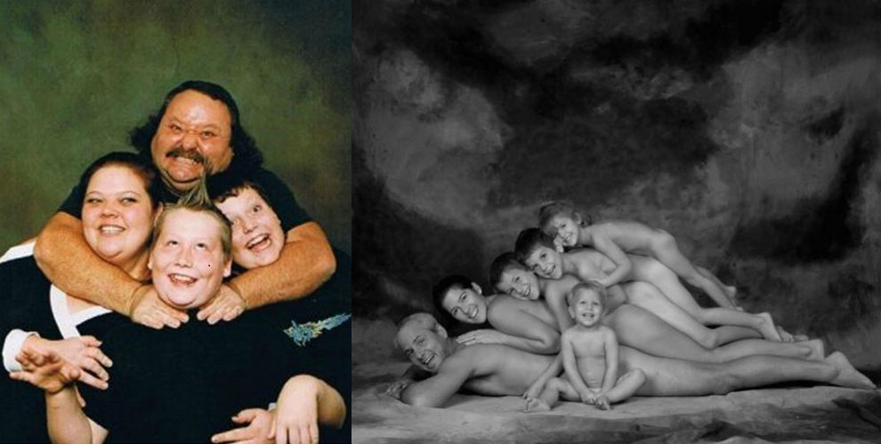 Чудаковатые семейные фотографии