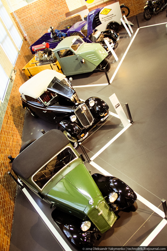 Автомобили индустриального музея Хемница и выставка автомобилей DKW