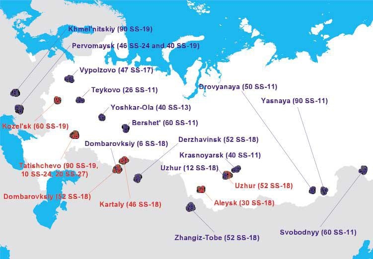 Сравнение МБР России и США