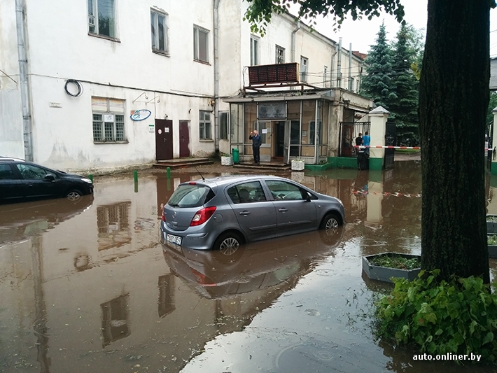 Потоп в Минске 26.05.14