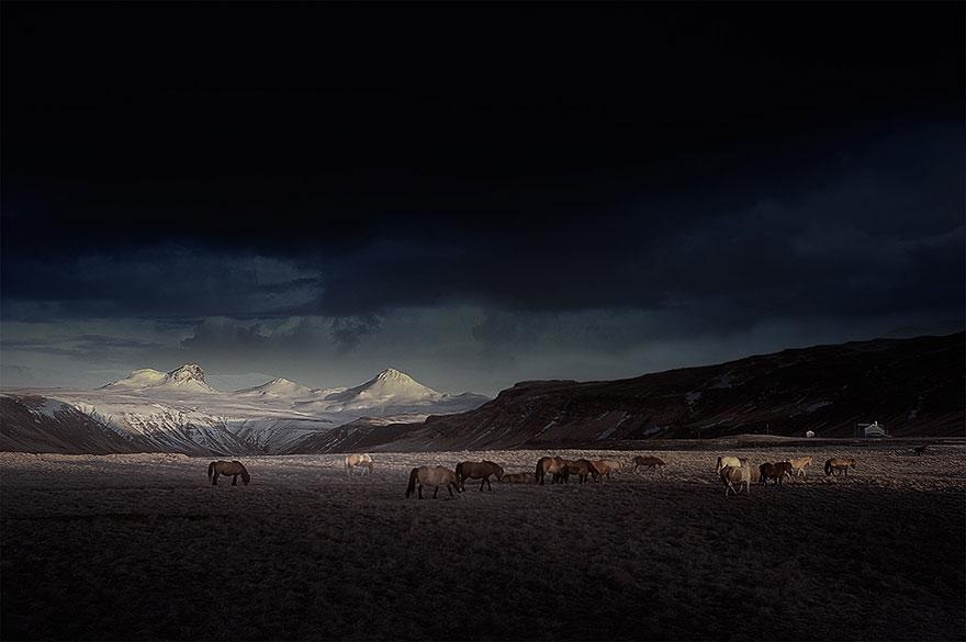 Потрясающие фотографии Исландских пейзажей.
