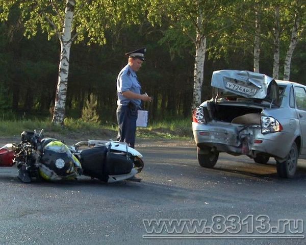 Авария дня 1530. ДТП с участием мотоциклиста произошло в Дзержинске