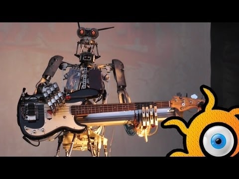 Рок концерт в настоящих роботов!!! Compressorhead - концерт в Москве! 