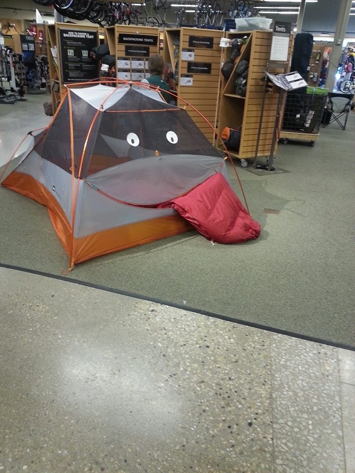 Забавная палатка