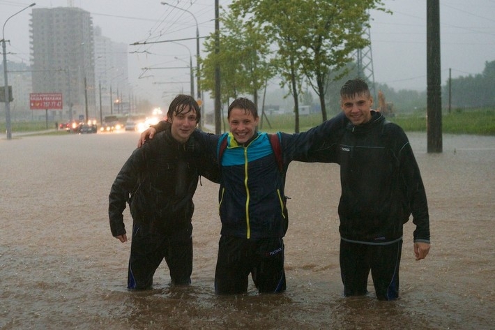 Минск снова затопило 