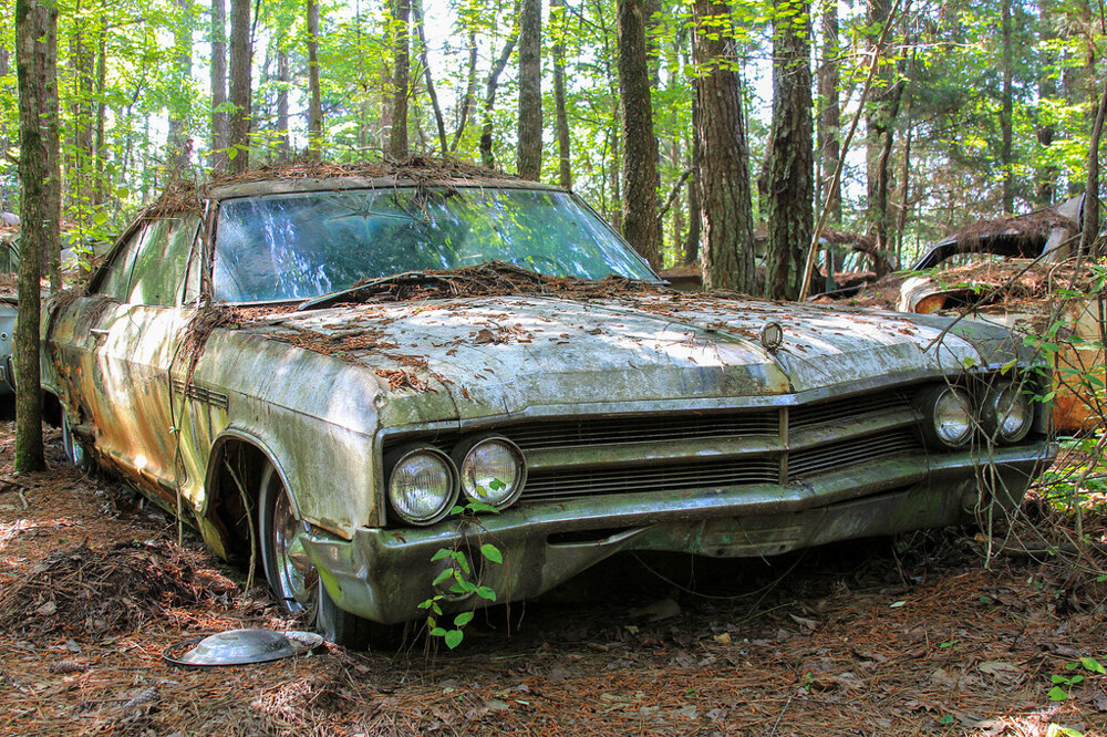 Самое большое в мире кладбище старых американских авто