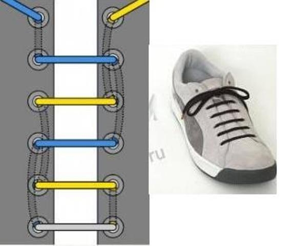 Как завязывать шнурки на кедах, кроссовках: Интересные способы