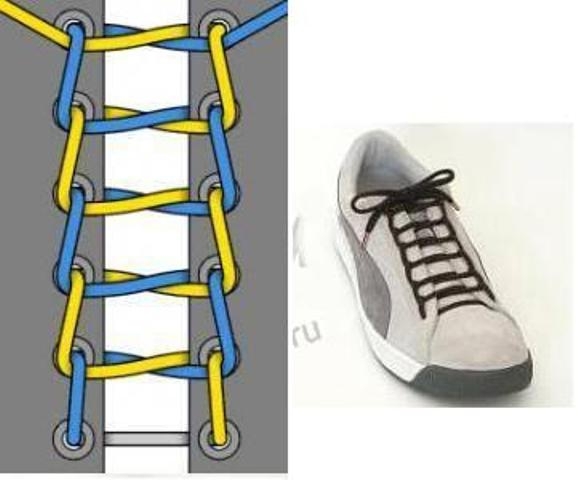 Как завязывать шнурки на кедах, кроссовках: Интересные способы