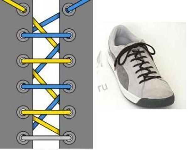 Как завязывать шнурки на кедах, кроссовках: Интересные способы