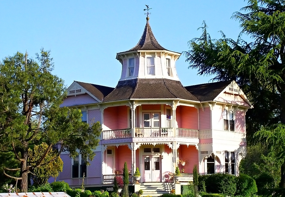 Викторианские дома штата Орегон. USA