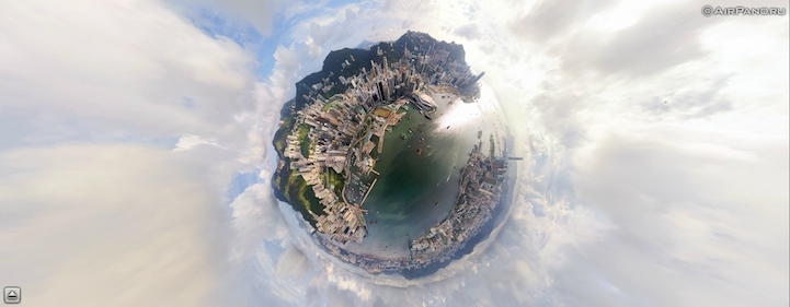 Невероятные 360-градусные воздушные панорамы