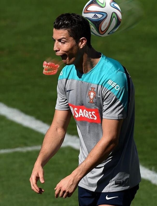 Фотожабы  Cristiano Ronaldo 