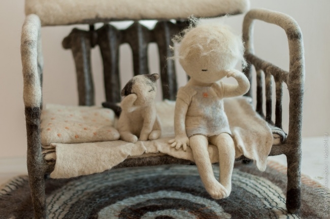 Волшебные куклы из войлока от Ирины Андреевой.  
