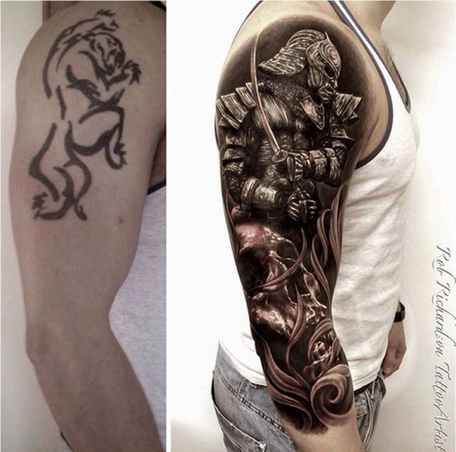 Переделанные татуировки