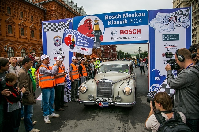 Олдтаймеры сразились за звание лучшего в ралли Bosch Moskau Klassik 