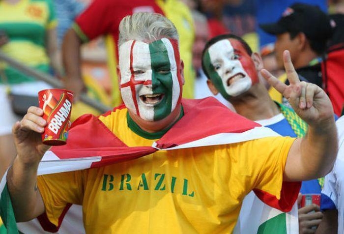 Самые яркие болельщики на Чемпионате мира по футболу в Бразилии