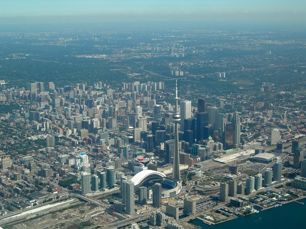 Как строили башню в Торонто