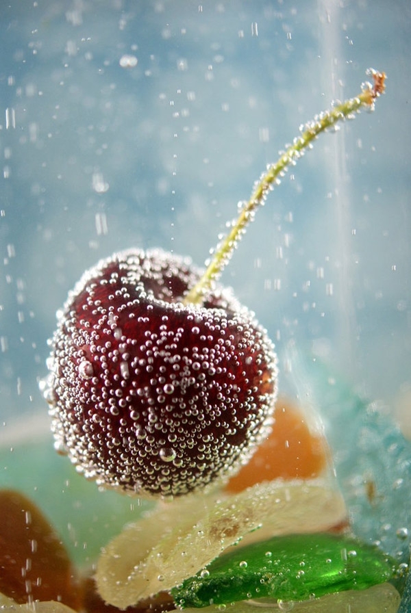 Как фотографировать фрукты с пузырями