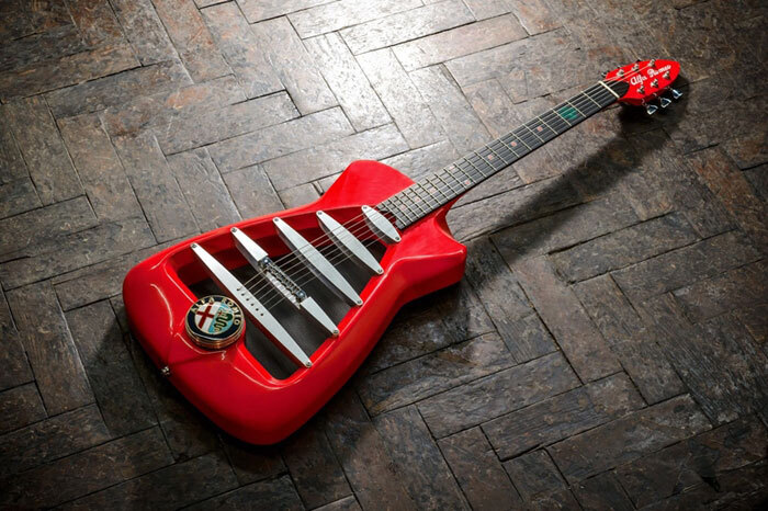 Уникальная гитара от Alfa Romeo
