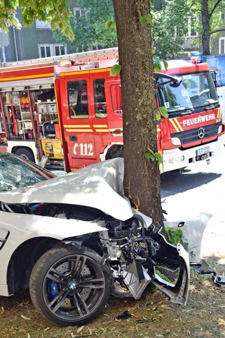 В Германии разбили BMW М4
