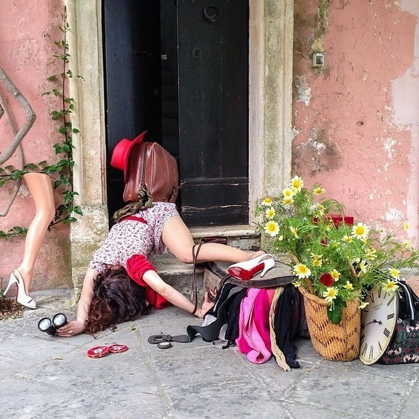 «Как падают люди» — концептуальный и забавный проект Сандро Джиордана