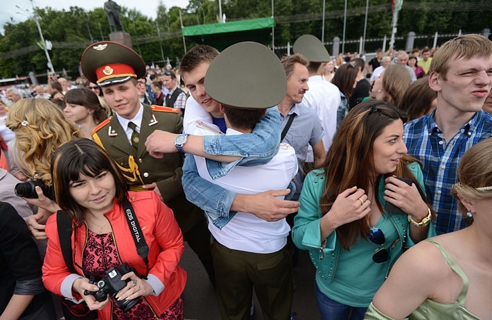 Как получали дипломы выпускники института МЧС