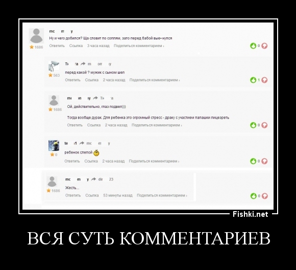 ВСЯ СУТЬ КОММЕНТАРИЕВ